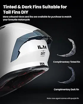 ILM Motorcycle Helmet Full Face Casco DOT Model Z501.  ⭐⭐⭐⭐⭐ (4.9/5)
