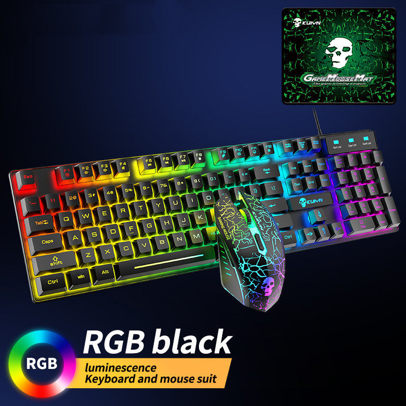 Kuiying T6RGB Luminous Keyboard And Mouse Set. ⭐⭐⭐⭐⭐(4.9/5)