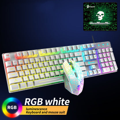 Kuiying T6RGB Luminous Keyboard And Mouse Set. ⭐⭐⭐⭐⭐(4.9/5)