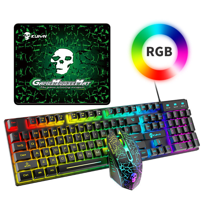 Kuiying T6RGB Luminous Keyboard And Mouse Set. ⭐⭐⭐⭐⭐(4.9/5)