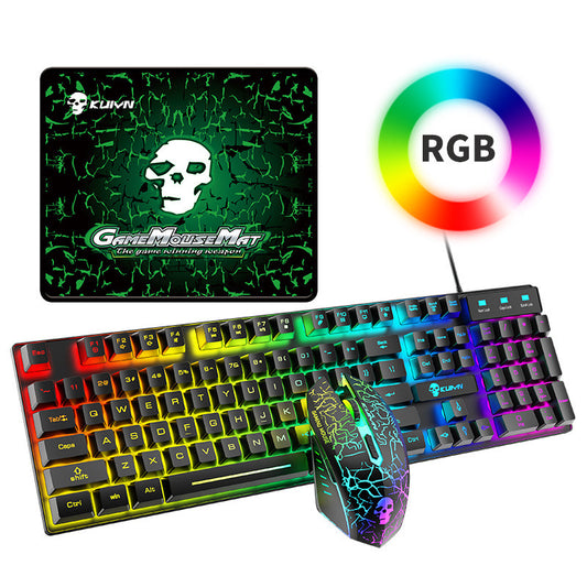 Kuiying T6RGB Luminous Keyboard And Mouse Set. ⭐⭐⭐⭐⭐(4.9/5)