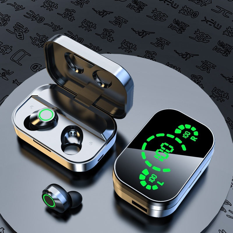 YD03 Wireless Bluetooth-compatible Headset TWS Large Screen Smart Digital Display In Ear Breathing Light.           ⭐⭐⭐⭐⭐(4.9/5)