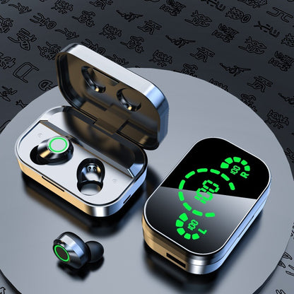 YD03 Wireless Bluetooth-compatible Headset TWS Large Screen Smart Digital Display In Ear Breathing Light.           ⭐⭐⭐⭐⭐(4.9/5)