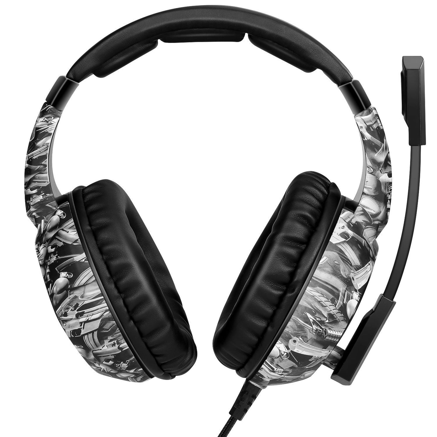 Gaming Headset For X-box One, PS4 Over Ear Headphones RGB Earphone With Noise Cancellation Microphone Volume Controller Tablet.        ⭐⭐⭐⭐⭐(4.9/5)