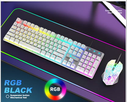 Kuiying T6RGB Luminous Keyboard And Mouse Set. ⭐⭐⭐⭐⭐(4.9/5)