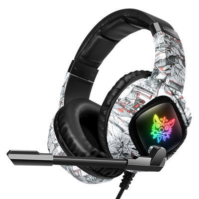 Gaming Headset For X-box One, PS4 Over Ear Headphones RGB Earphone With Noise Cancellation Microphone Volume Controller Tablet.        ⭐⭐⭐⭐⭐(4.9/5)
