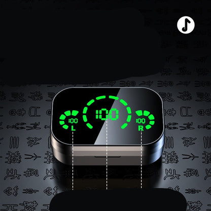 YD03 Wireless Bluetooth-compatible Headset TWS Large Screen Smart Digital Display In Ear Breathing Light.           ⭐⭐⭐⭐⭐(4.9/5)