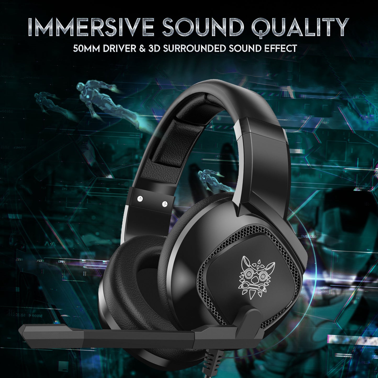 Gaming Headset For X-box One, PS4 Over Ear Headphones RGB Earphone With Noise Cancellation Microphone Volume Controller Tablet.        ⭐⭐⭐⭐⭐(4.9/5)