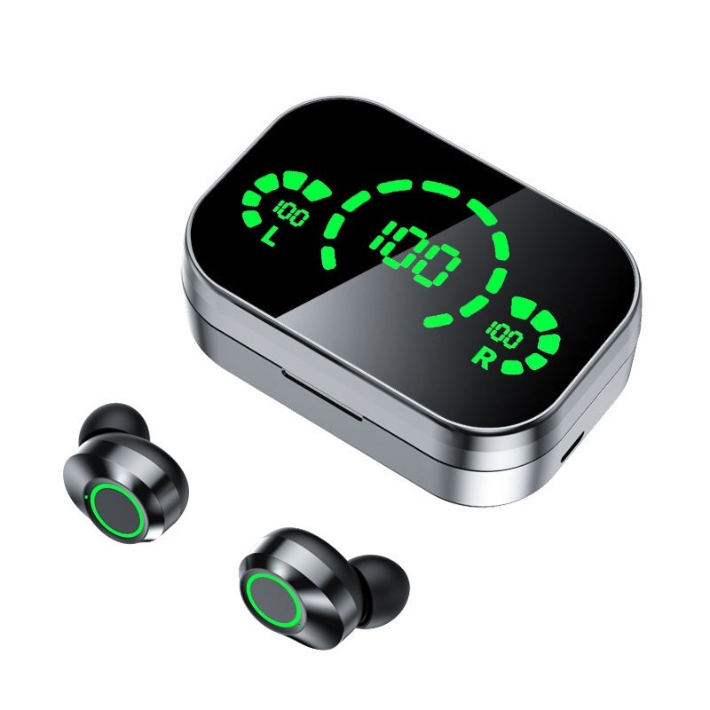 YD03 Wireless Bluetooth-compatible Headset TWS Large Screen Smart Digital Display In Ear Breathing Light.           ⭐⭐⭐⭐⭐(4.9/5)
