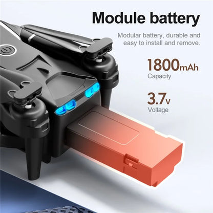 V88 HD Dual Camera Aerial Photo RC Drone 2.4GHz Folding 4CH Aircraft with Headless Mode, Single Battery.     ⭐⭐⭐⭐⭐(4.9/5)