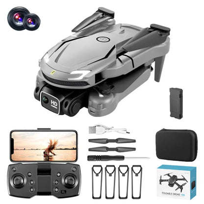 V88 HD Dual Camera Aerial Photo RC Drone 2.4GHz Folding 4CH Aircraft with Headless Mode, Single Battery.     ⭐⭐⭐⭐⭐(4.9/5)
