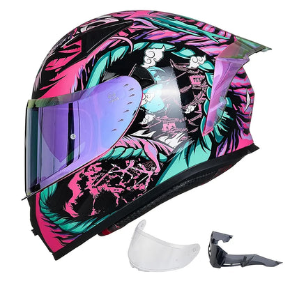 ILM Motorcycle Helmet Full Face Casco DOT Model Z501.  ⭐⭐⭐⭐⭐ (4.9/5)